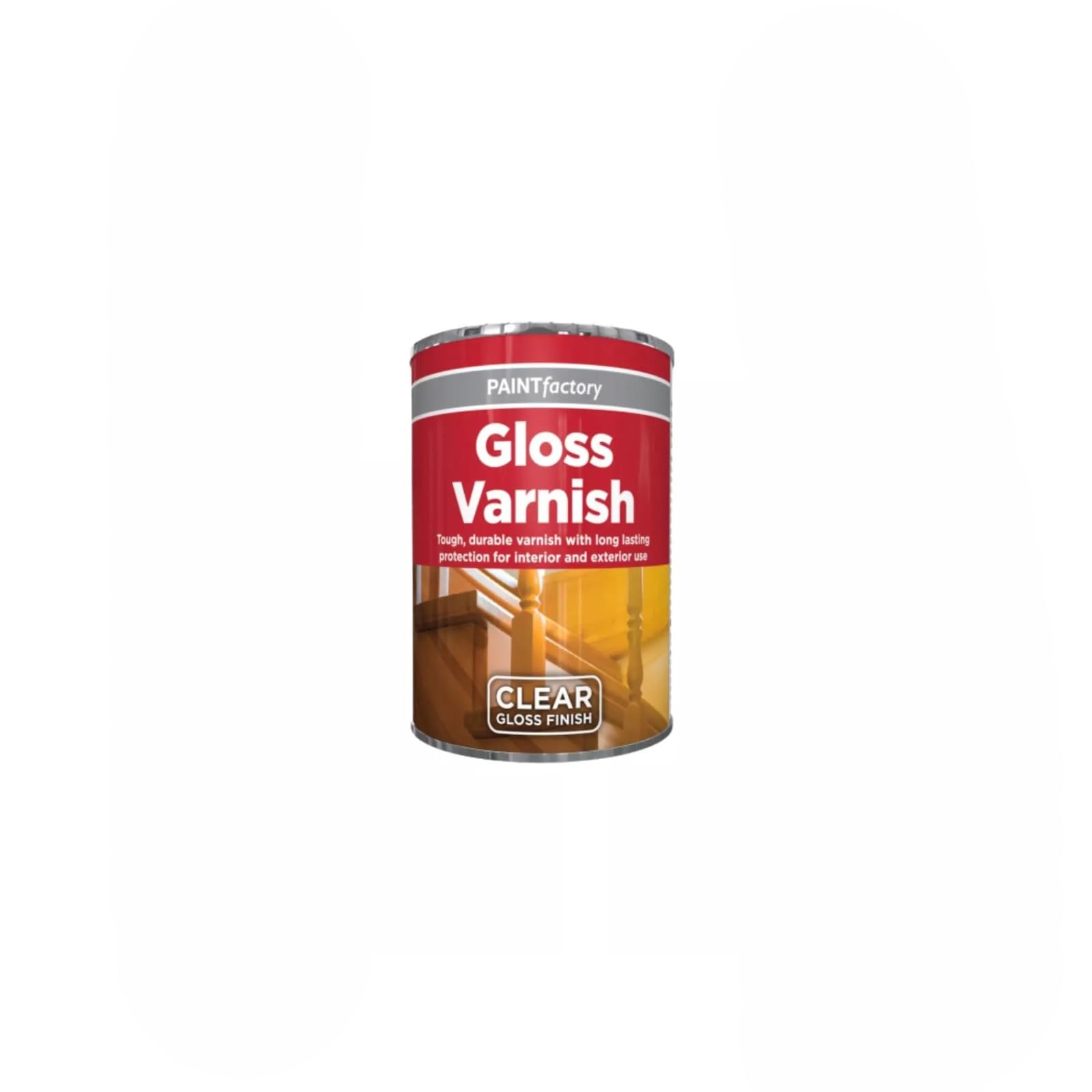 Pnjb 1Pcs Clear Gloss Varnish Tin Paint, Tough And Durable, Interior &Exterior Use, Quick Drying, Long Lasting, Ideal For Wood, Metal, Concrete,300Ml (1Pcs)
