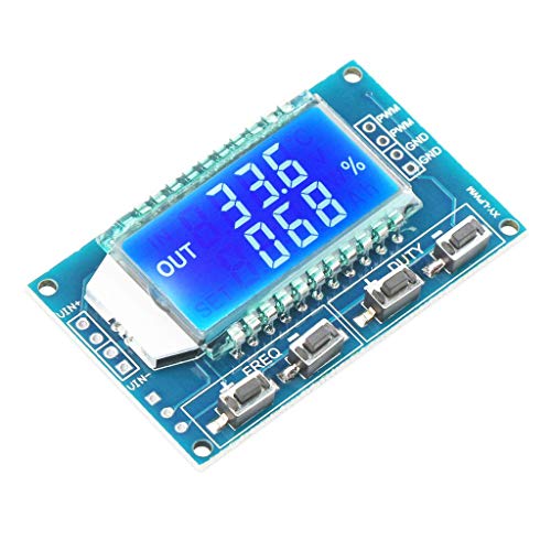 Image of DAOKI 2PCS Signal Generator Module DC 12V 24V Adjustable Module PWM Pulse Frequency Duty Cycle Square Wave Display 5V + 40 PIN