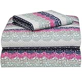 Vintage Blue Lace College Classic Extra-Long 3-Piece Sheet Set