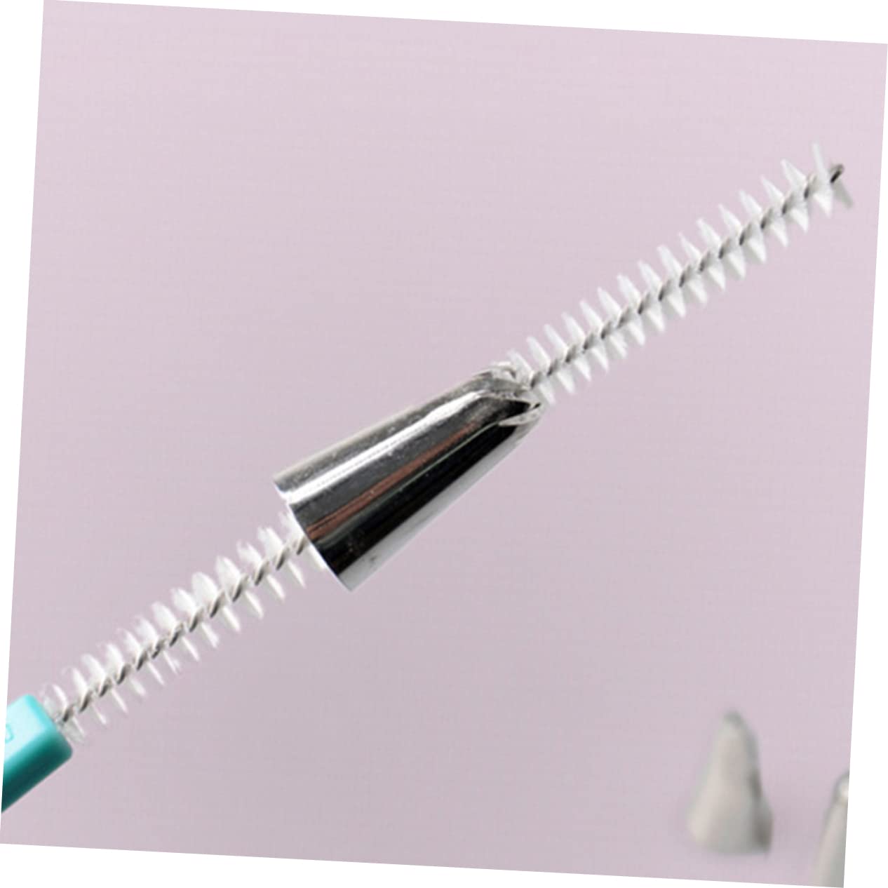 Garneck 8pcs Pastry Nozzle Cleaning Brush Baking Tool for Home Dessert Shops Lightweight Convenient Kitchen Cleaning Accessories Design for Use Essential for Maintaining Cake Decorating