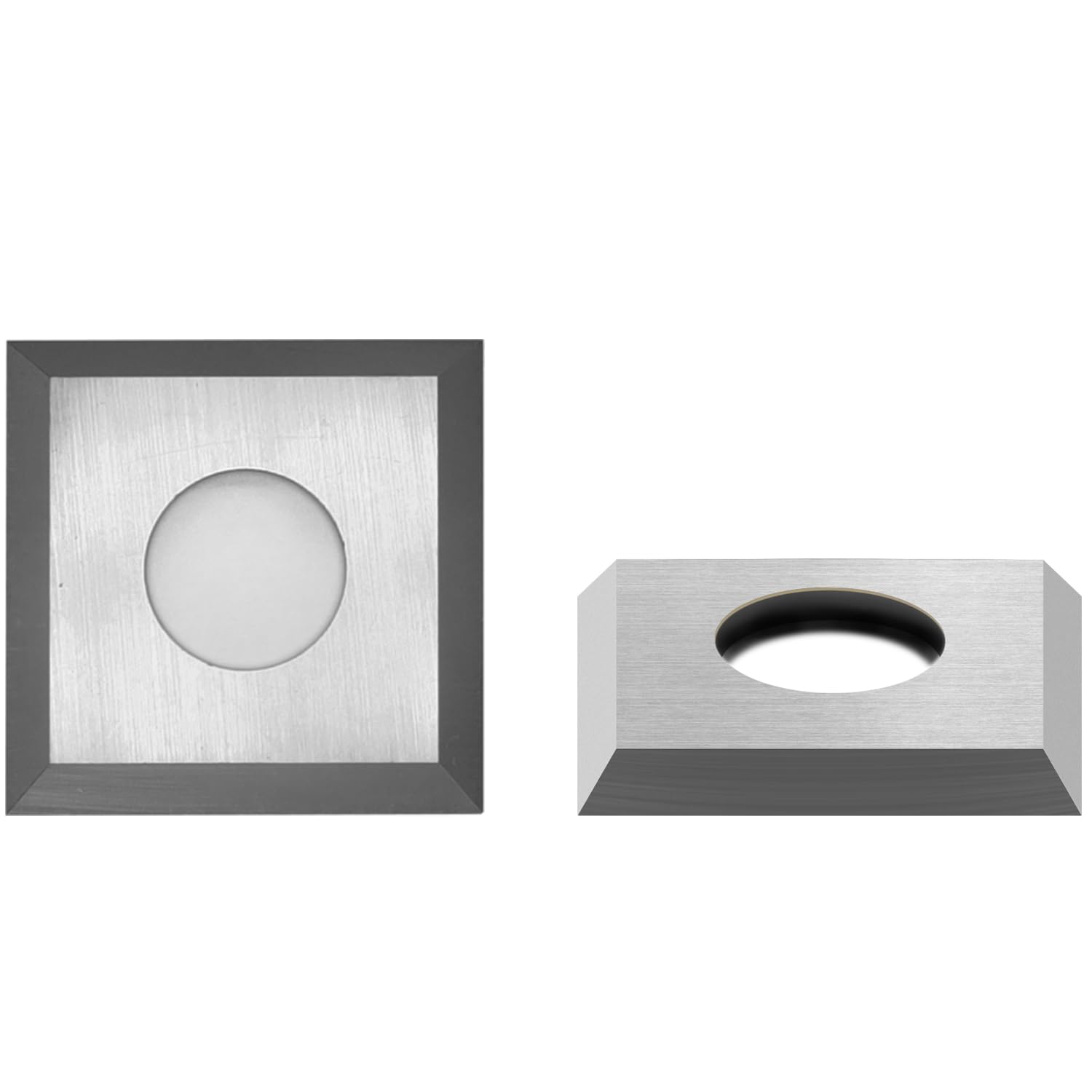 15mm kwadratowe płytki węglikowe frezy wymienne frezy płytki indeksowane 15 x 15 x 2,5mm do narzędzi tokarskich do drewna spiralna głowica strugarska helikalna do obróbki drewna 10szt.