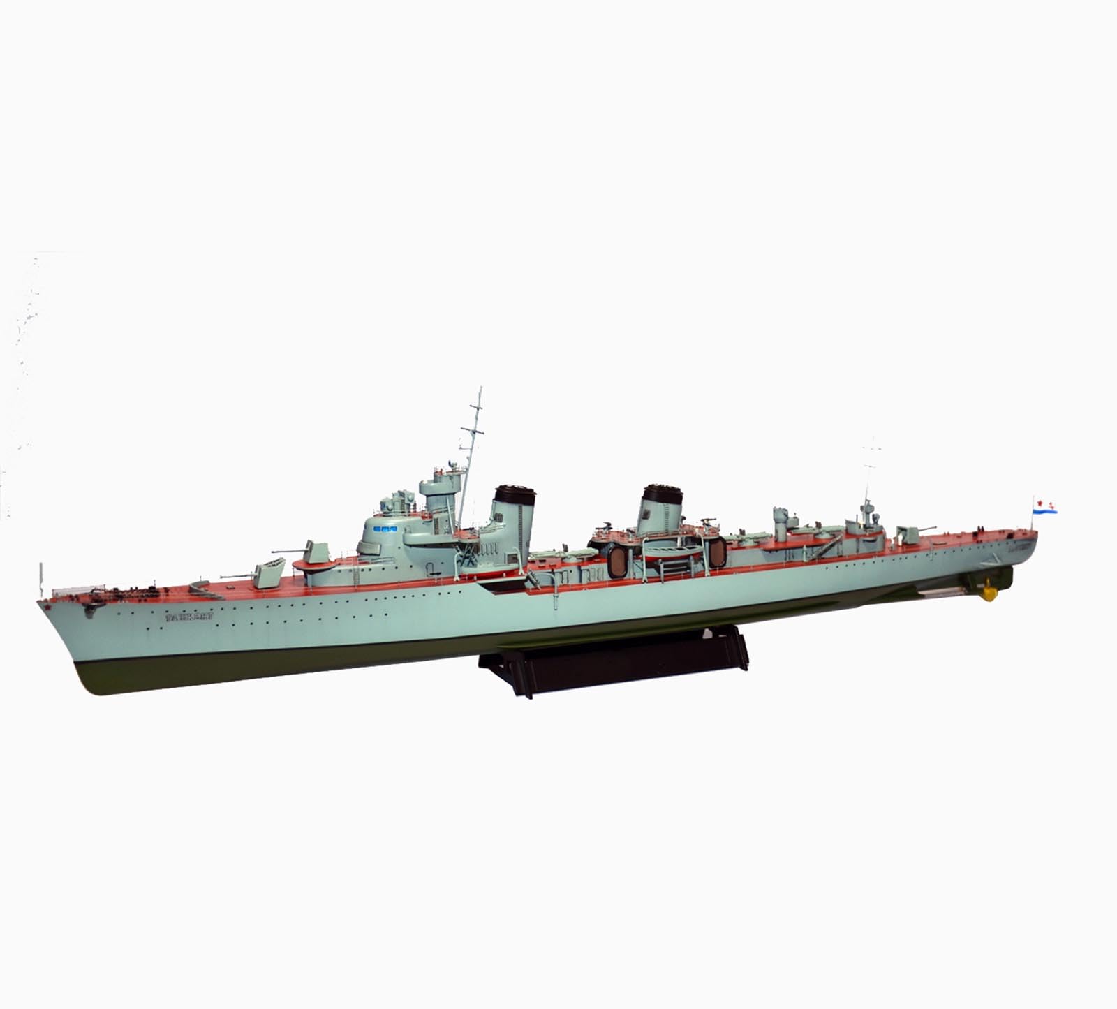 Russian Destroyer Taszkient 1940 Kit di Modellino Nave da Guerra Plastica Scala 1/350, Giocattoli e Regali per Adulti, 15,8 x 2 Pollici