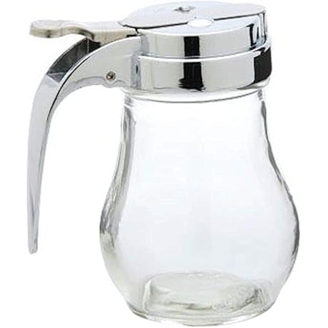 Tablecraft Small Syrup Dispenser for Precision Pouring and Easy Control