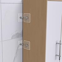 Vista 7 de Cabilock Ganchos adhesivos para muebles de pared, anclaje de pared, anclajes de punta autoadhesiva para TV