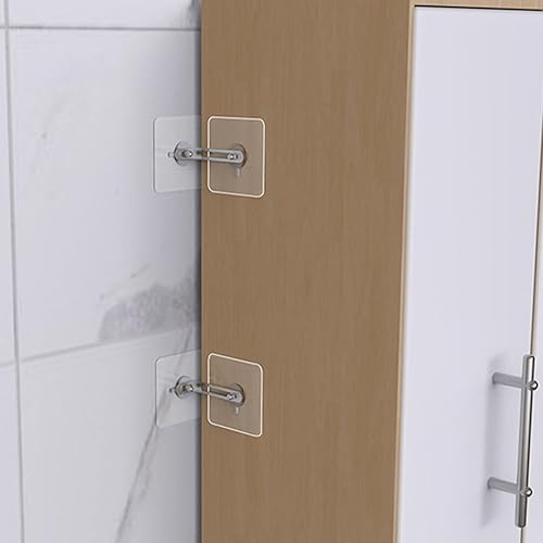 Miniatura 7 de Cabilock Ganchos adhesivos para muebles de pared, anclaje de pared, anclajes de punta autoadhesiva para TV