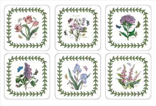 Portmeirion Botanic Garden Coasters, Set of 6