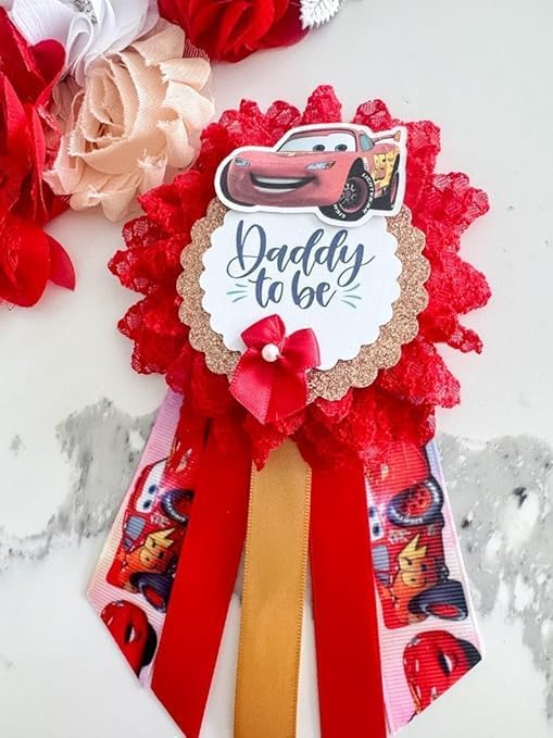 Cars Lightening Mcqueen Baby Shower Mom to be Sash, Cars Lightening Mcqueen Theme, Cars Lightening Mcqueen Baby Sash, Cars Lightening Mcqueen Baby Pins