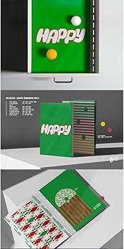 Amazon.com: JIN Happy 2nd Solo Album BTS Standard 3 Ver Set