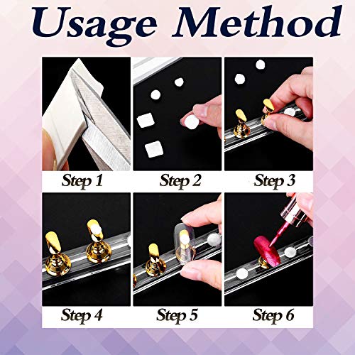 Set 2 Bases Acrílicas Magnéticas para Uñas miniatura 2