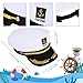 CYYKFWHDP Captain Hat, Sailor Skipper Cap, Funny Captains, Captains Hat for Men Boating, Used for Yacht Rock Party Attire.