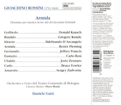 Rossini: Armida (Gesamtaufnahme) (Live Pesaro 1993)