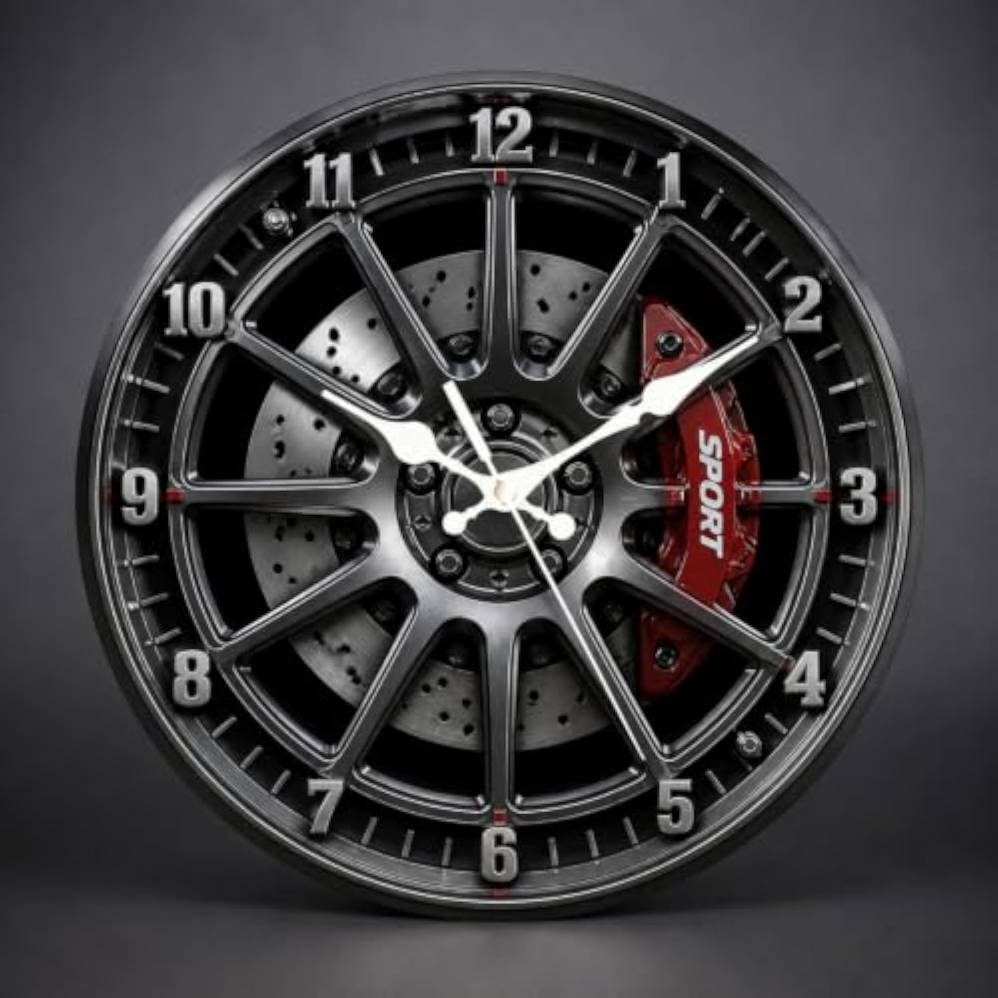 Wheel-Wall-Mounted Decorative Round Wall Clock
