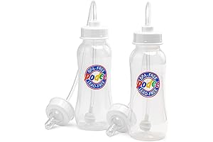Travel Baby Bottle: Anti-Colic Self Feeding 9 oz Bottle with Fast Flow Nipple