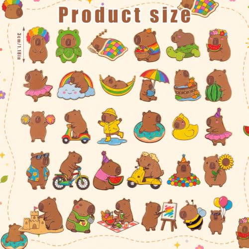 Image of 30 /60 Pcs Cute Enamel Pins Bulk Lapel Brooch