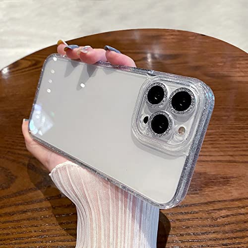 Coque Glitter Diamond iPhone 14 Pro Max étincelante et transparente