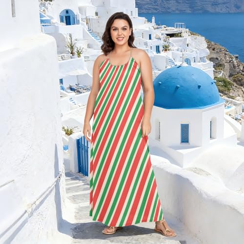 Robe caraco décontractée avec dos ouvert et imprimé rayures verticales géométriques - 5