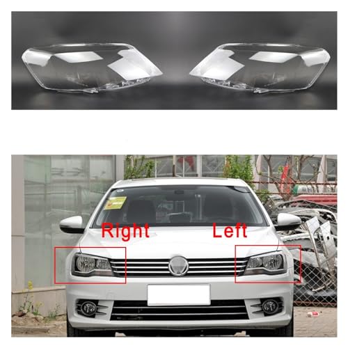 Vitre transparente de phare VW Bora 2013 2014 2015 coque haute résistance