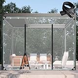 Photo Gallery trasparenti pannelli laterali del telone impermeabile,telo impermeabile con porta a cerniera,resistente agli agenti atmosferici,copertura pieghevole del telo chiaro del pvc,wxh-4x2.1m/13.1x6.9ft Photo Gallery trasparenti pannelli laterali del telone impermeabile,telo impermeabile con porta a cerniera,resistente agli agenti atmosferici,copertura pieghevole del telo chiaro del pvc,wxh-4x2.1m/13.1x6.9ft
