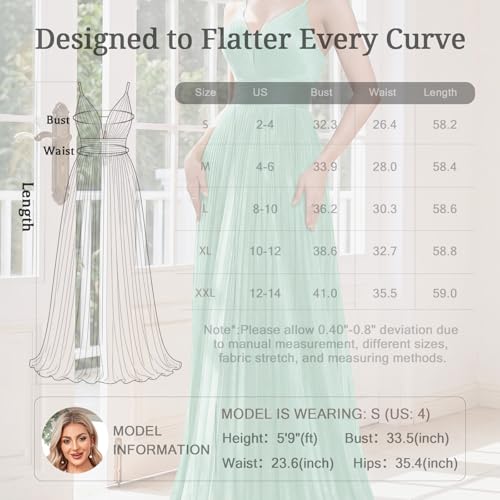 Image of Sexy Backless Maxi Formal Dress for Women with Sequin, Sleeveless Pleated Evening Gowns for Wedding and Cocktail