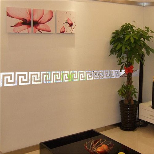 Buy KAKUDER 10pcs DIY Modern Acrylic Plastic Mirror Sticker Arhall