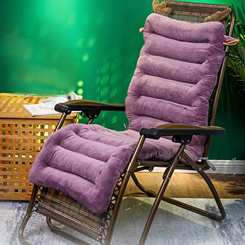 OVBBESS Colchón para Silla Acolchado para Patio de jardín,Cojines para tumbonas,Funda para Asiento con Respaldo Alto,sillón para salón reclinable para Interiores y Exteriores,alfombr(Sin sillas) Cover