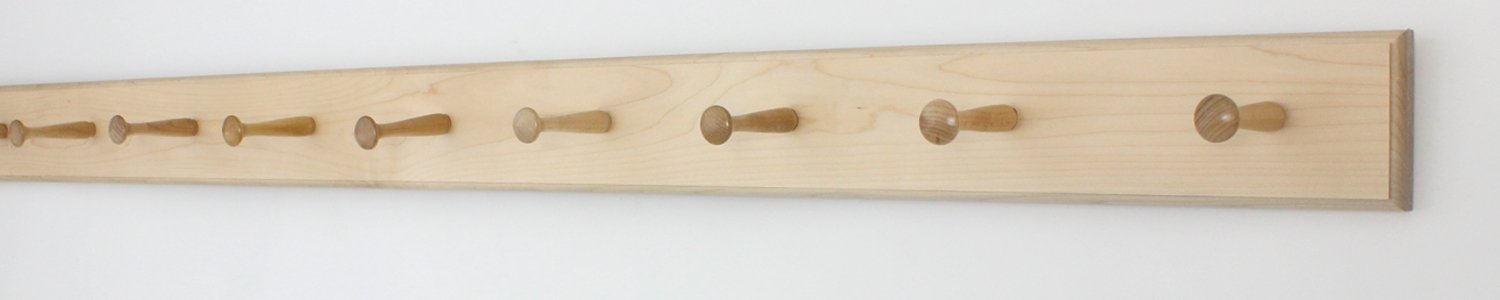 Amazon.com: Solid Maple Shaker Peg Rack (Natural, 46