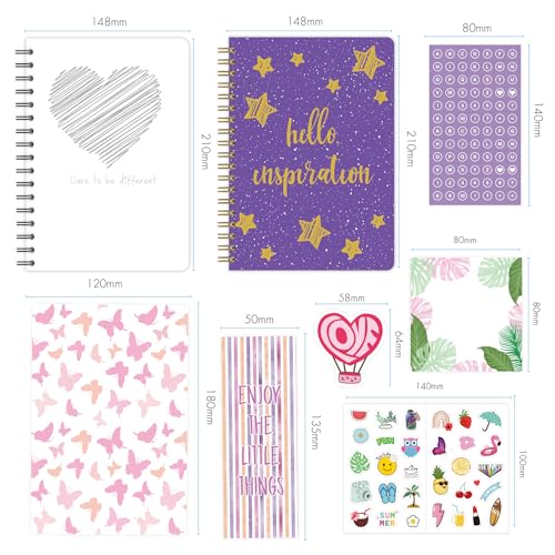 Set de Diario DIY para Niñas con Accesorios Creativos miniatura 7