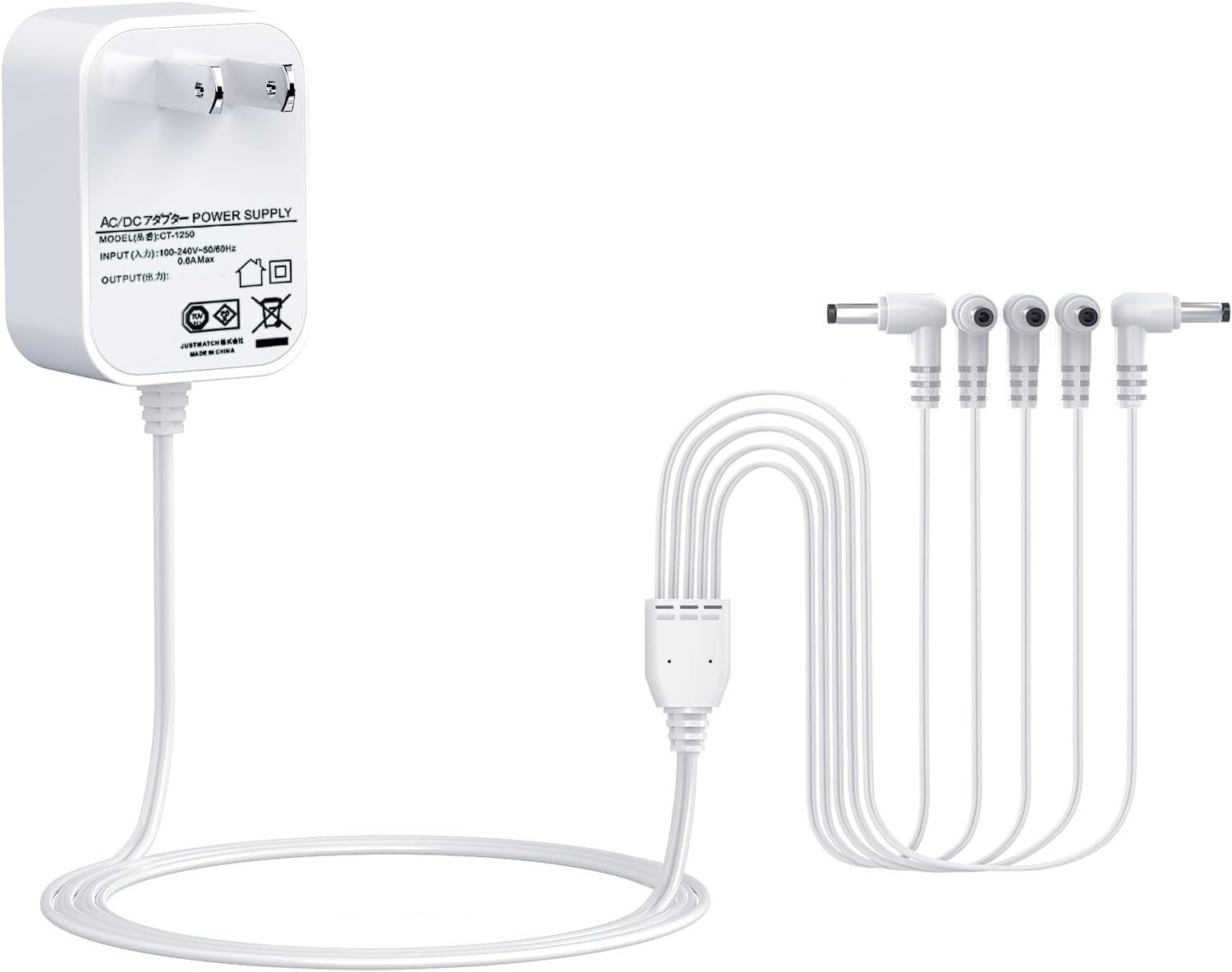 FGIEU 10Ft 5-Output Power Adapter Compatible with Lemax Lighted Village 74707 74295 84428 44242 94565 94566 94527 94563 94564 44241 64517 74269 Replacement for Lemax 94563 Switching Power Adapter