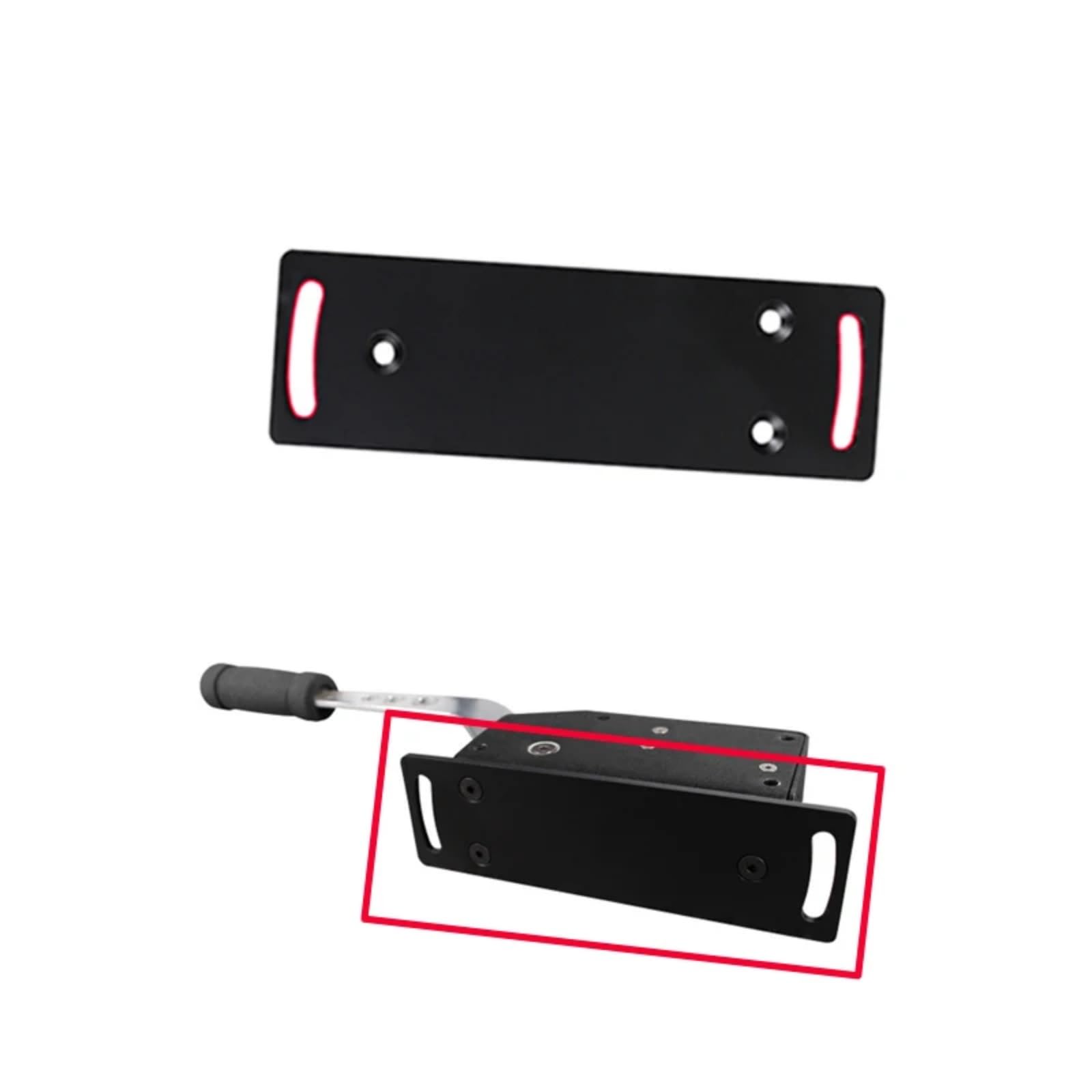 Piastra di conversione del freno a mano con più livelli di altezza Opzione profilo in alluminio montaggio per Fanatec Uso FANATEC Compatibile Racing Flightdeck Link