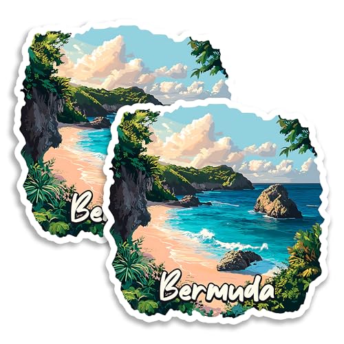 Bermuda Magnet 4 Inch 2-Pack