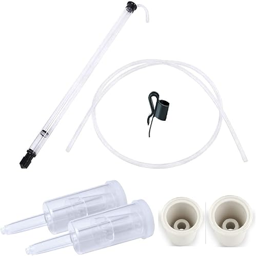 Mini sifón automático para cerveza/cubo de vino, cerveza casera con manguera y abrazadera, 2 juegos de cerraduras de aire de 3 piezas y kit de