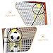 PAMINGONO Football Practice Net Goal Net for Training Lightweight and Soccer Equipment for Backyard Games Accuracy and Skills
