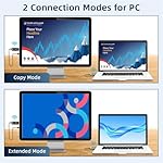 Wireless HDMI Transmitter and Receiver 4K Decode 1080P Output Plug & Play 2.4G/5G Wireless HDMI Extender Kit Portable for Streaming Video and Audio to Monitor from Laptop/PC/Projector - Image 5