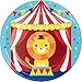Creative Converting Circus Animals Dessert Plates, 8 ct, Multicolor, 7
