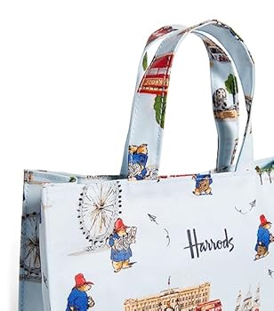 HARRODS Medium Size Paddington Bear Shopper Bag Material