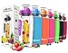 willceal Fruit Infuser Water Bottle 32oz Durable, Large - BPA Free Tritan, Flip Lid, Leak Proof Design - Sports, Camping (Purple)