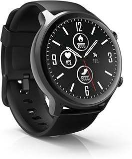 Hama Fit Watch 6910 3.25 cm (1.28") LCD 46 mm Grey GPS (satellite),Black
