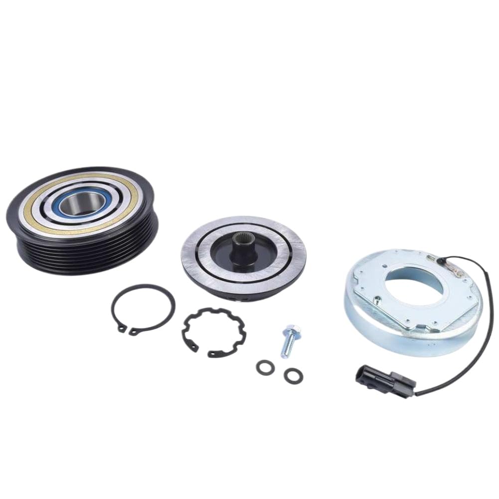 Qhtwuyqek Onecolor A/C Compressor Clutch Kit With Pulley Coil Hub Compatible With Rogue 2.5L L4 Gas 4-Door 2014-2020 926003Ta3b 926003Ta2d
