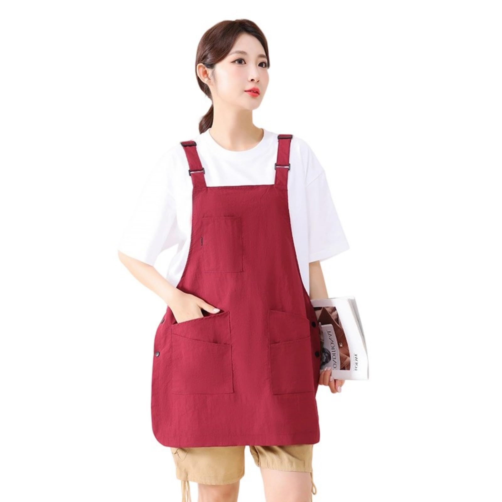 OSNIYAW Water Kitchen Apron for Cooking and Baking, Easy Comfortable Design for Chefs and Baristas Pet Grooming Apron