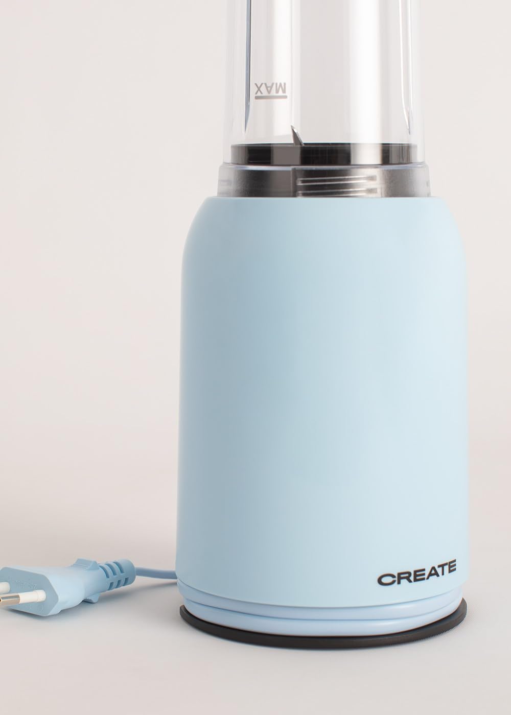 CREATE/MOI Blender Portable 230W Avec Verre Amovible 400ml - Mixeur Smoothies Blanc Cassé Sans BPA