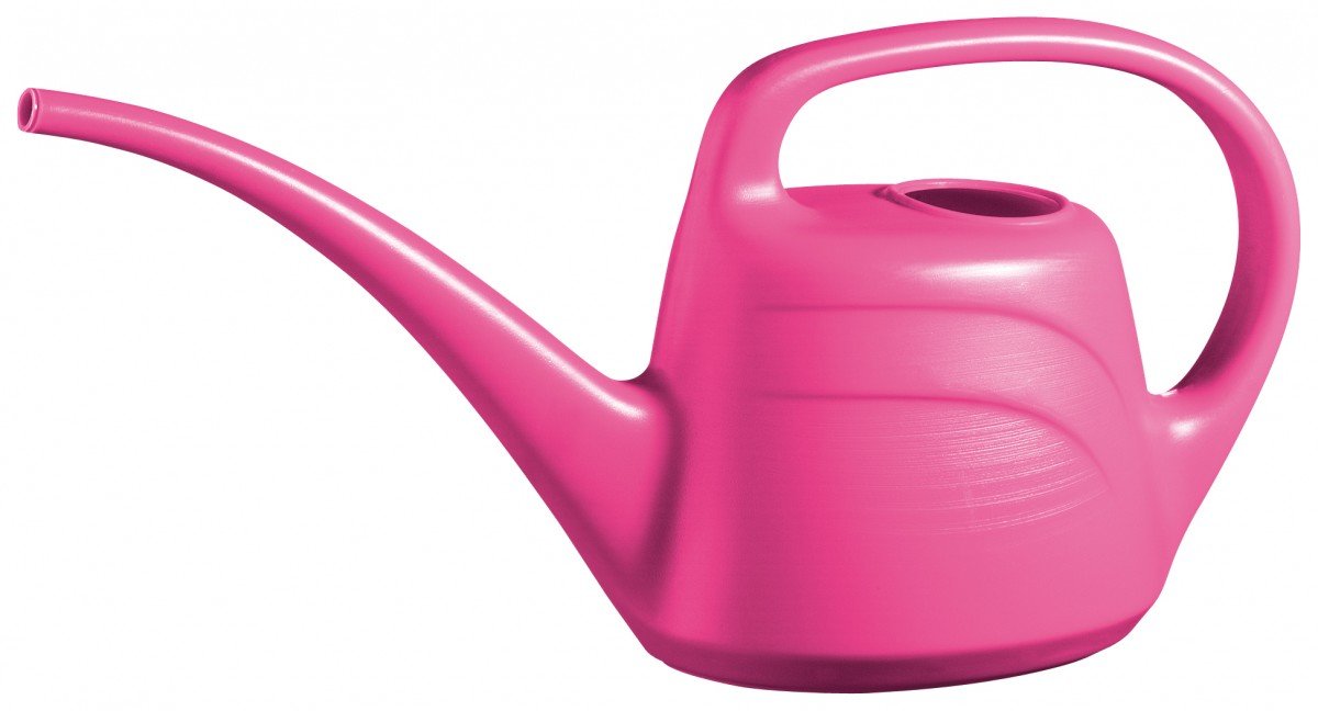 geli Thermo Plastic Eden Flower Watering Can 2 Litres Plastic Colour: Pink