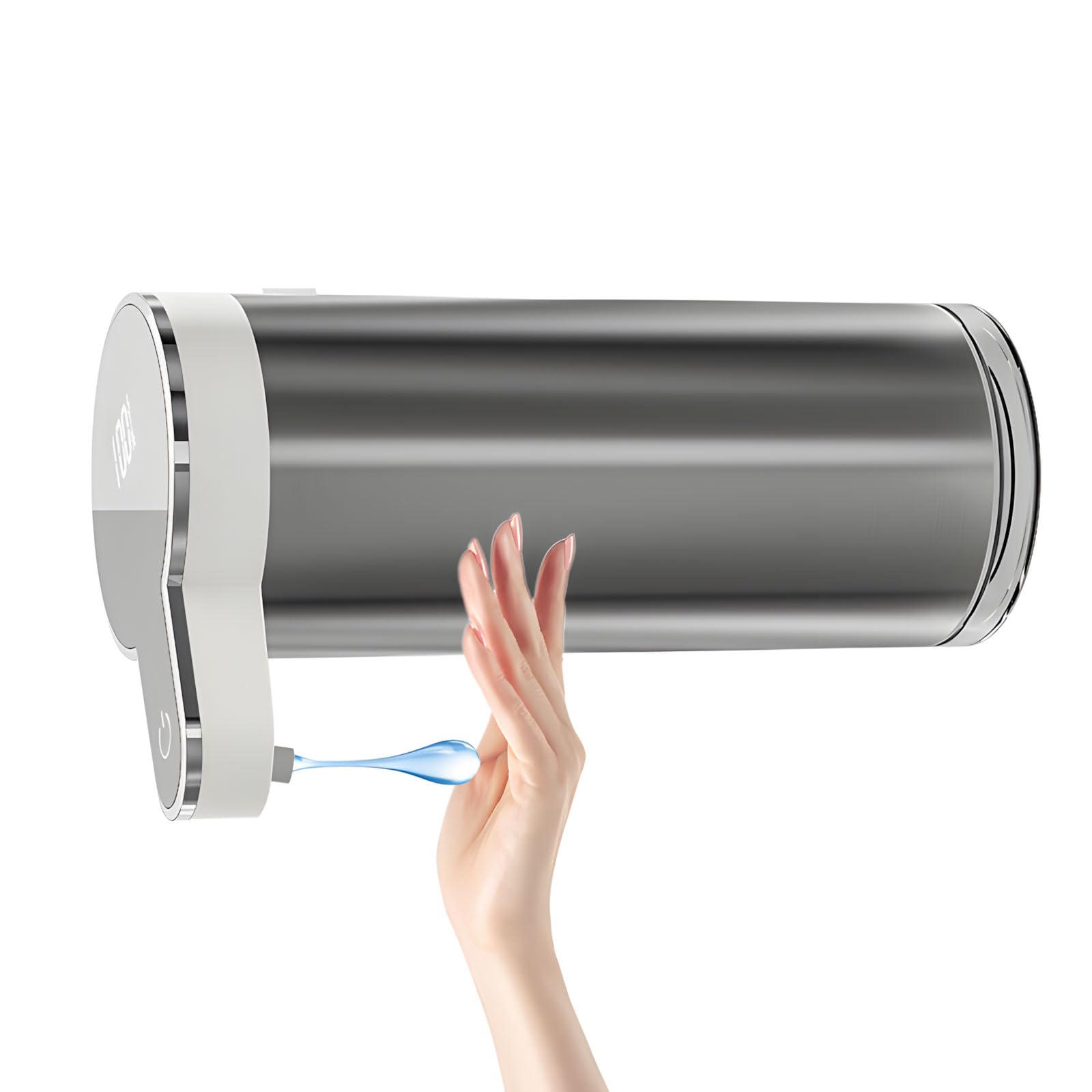 Modern Motion Activated Soap Dispenser Rechargeable Battery Operated Strong Metal Construction Easy Use Soap Dispenser