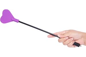 14inch Skip a Beat Silicone Heart Riding Crop: A Spanking Fantasy