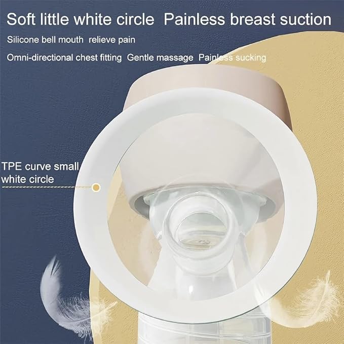 Image of Hands Free Breast Pump, Wearable Breastfeeding Pump, Lightweight Portable Electric Pump 4 Modes & 12 Suction Levels, Comfortable & Low Noise, 24mm Flange, 1 Pack Pink (VERTICAL)