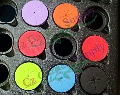 Cz Garden Supply Cloning Collars Inserts Premium Grade Foam Better Than Neoprene for Hydroponics Plant Germination in DIY Cloner & Clone Machines (fits 2 inch net pots, Black)