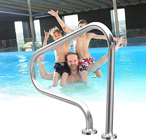 Barandilla para piscina de acero inoxidable pulido miniatura 1