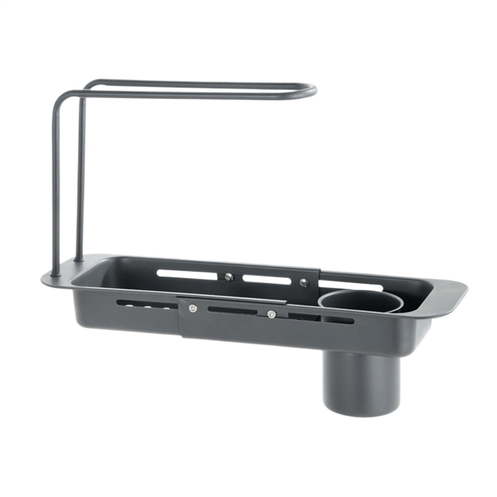 Rangement pour lavabo à eau et égouttoir compact en acier