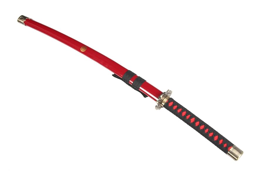模造刀 打刀 朱鞘 コスプレ 鞘付き長さ約104cm 25G14 Amazon