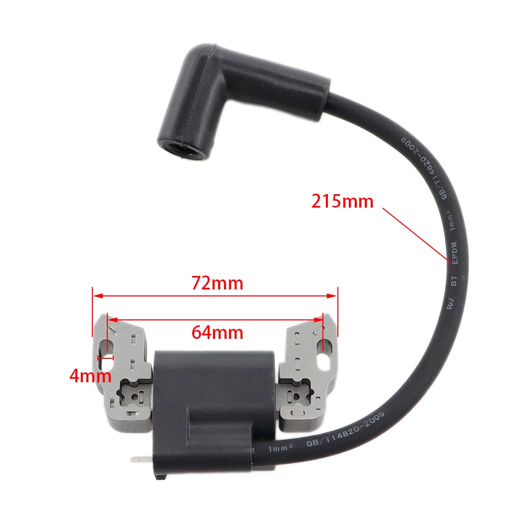 MCHNIC Bobina de encendido con bujía para Briggs & Stratton 300E 450E 625EXi 500E 575EX 08P500 08P600 093J02 09P600 09P700 cortacésped, reemplaza 798534 799582 593872