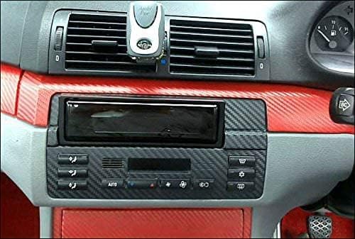 Image of WALLMATE Carbon & Matellic Wrap Sheet Roll Film Sticker Decal Waterproof Car Styling Wrap Auto Vehicle Accessories (12x48 Inch,Red Carbon)